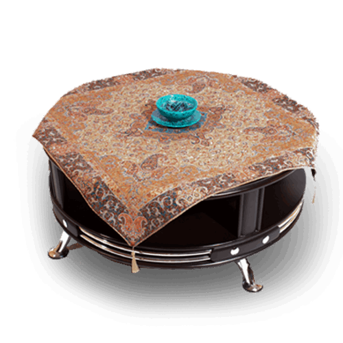 رومیزی مربع (بقچه) - پانلی کد  17990